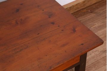 レトロ家具　昭和レトロ　古い木の小さな文机(座机)