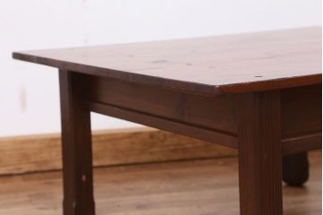 レトロ家具　昭和レトロ　古い木の小さな文机(座机)
