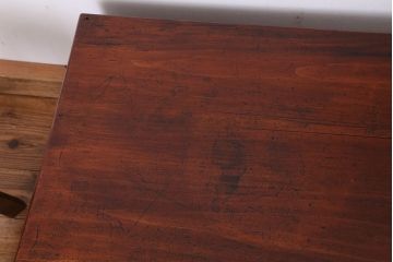 アンティーク家具　アンティーク　古い木の小さな座机(テーブル)