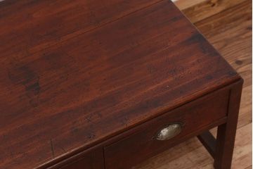 アンティーク家具　アンティーク　古い木の小さな座机(テーブル)