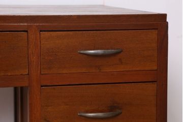 アンティーク家具　アンティーク　シンプルで上品な片袖机(テーブル/デスク)