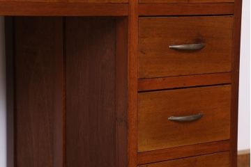 アンティーク家具　アンティーク　シンプルで上品な片袖机(テーブル/デスク)