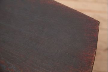 アンティーク家具　アンティーク　古い栓材の小さな角ちゃぶ台?