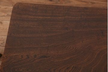 アンティーク家具　アンティーク　古い栓材の小さな角ちゃぶ台?