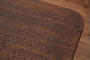 アンティーク家具　アンティーク　古い栓材の小さな角ちゃぶ台?