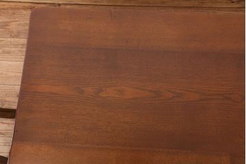 アンティーク家具　アンティーク　古い栓材の角ちゃぶ台