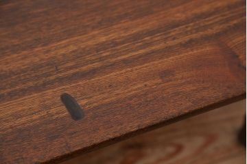 アンティーク家具　アンティーク　古い栓材の角ちゃぶ台?