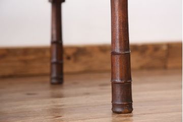 アンティーク家具　アンティーク　古い栓材の角ちゃぶ台?