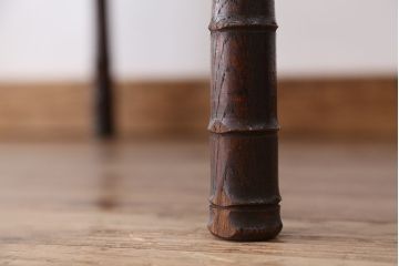 アンティーク家具　アンティーク　古い栓材の角ちゃぶ台?