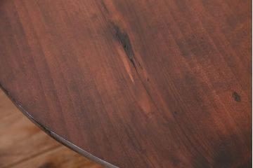 アンティーク家具　アンティーク　古い木の小さな丸ちゃぶ台?