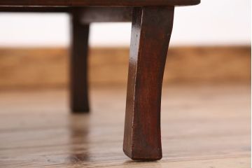 アンティーク家具　アンティーク　古い木の小さな丸ちゃぶ台?