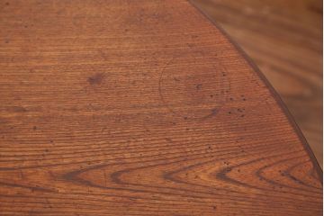 アンティーク家具　アンティーク　古い栓材の丸ちゃぶ台?