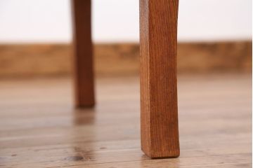 アンティーク家具　アンティーク　古い栓材の丸ちゃぶ台