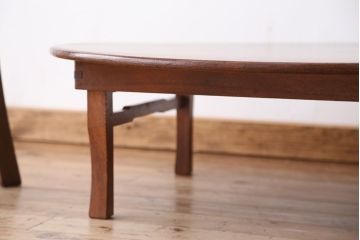 アンティーク家具　アンティーク　古い栓材の丸ちゃぶ台?
