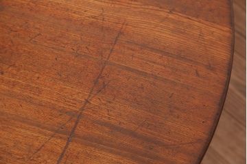 アンティーク家具　アンティーク　古い栓材!丸ちゃぶ台