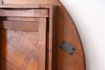 アンティーク家具　アンティーク　古い栓材!丸ちゃぶ台