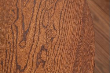 アンティーク家具　アンティーク　古い栓材の丸ちゃぶ台?