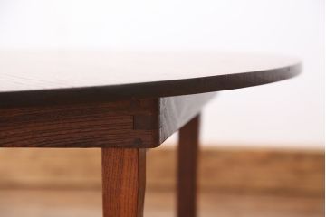 アンティーク家具　アンティーク　古い栓材の丸ちゃぶ台?