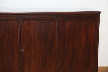 定価約35万　中古　海外製　高級チーク材　カービングガラスケース(ショーケース)