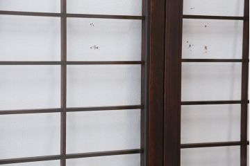 アンティーク　美しいガラス格子戸　4枚セット(ガラス戸/引き戸)