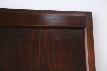 アンティーク　味わい深い幅広格子帯戸4枚セット(1)