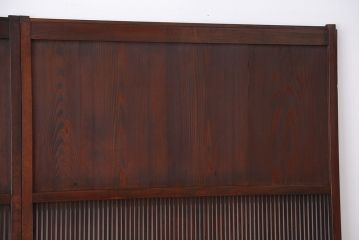 アンティーク　味わい深い幅広格子帯戸4枚セット(2)