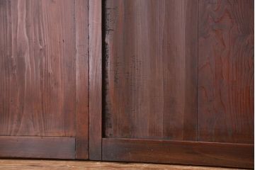 アンティーク　味わい深い幅広格子帯戸4枚セット(2)