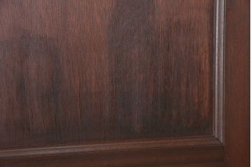 アンティーク 古い洋館の上質なモールガラス両開きドア1対(扉)