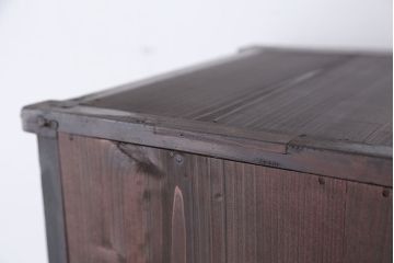 アンティーク家具　アンティーク 使い込まれた関東水屋箪笥(食器棚・収納棚)