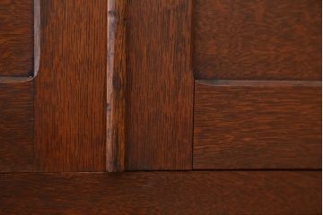 アンティーク家具　アンティーク　背の高い上質なモールガラス本箱