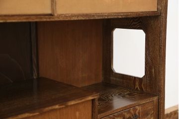 レトロ家具　昭和レトロ　1960年代　レトロなアンティーク茶箪笥(茶棚)