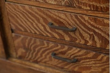 レトロ家具　昭和レトロ　1960年代　レトロなアンティーク茶箪笥(茶棚)