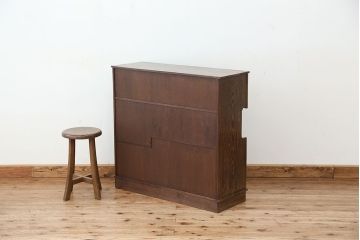 レトロ家具　昭和レトロ　1960年代　レトロなアンティーク茶箪笥(茶棚)