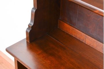 中古 松本民芸家具 二段重ね大型飾り棚(本棚・陳列棚)
