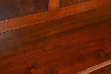 中古 松本民芸家具 二段重ね大型飾り棚(本棚・陳列棚)