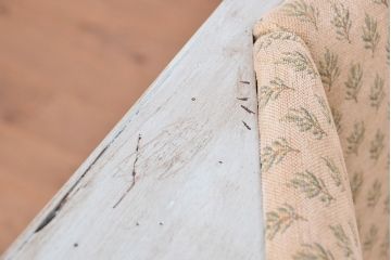 アンティーク家具　アンティーク　フランス製　カントリー調　素敵なデザインのコーナーソファ(ダイニングチェア/椅子)
