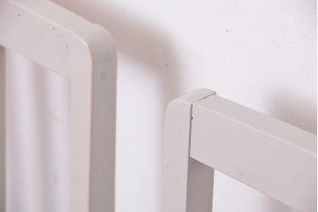 アンティーク家具　アンティークペイント　シンプルなダイニングチェア2脚セット(2)