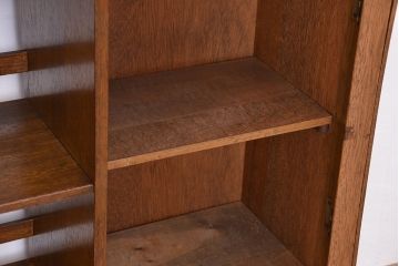レトロ家具　昭和レトロ　古い木の小さな本箱(収納棚)