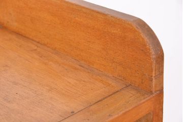 レトロ家具　★昭和レトロ　大振りな引き出し付き飾り棚(本棚)