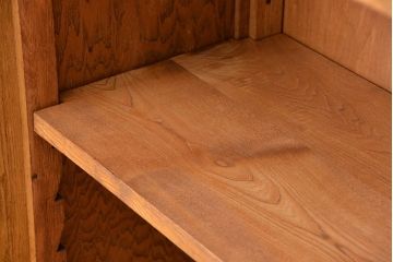 レトロ家具　アンティーク　シンプルでレトロな大振り本箱(収納棚、ブックケース)