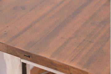 アンティーク家具　アンティーク　特大!重厚!　大きな正方形ダイニングテーブル(2)(机、作業台)