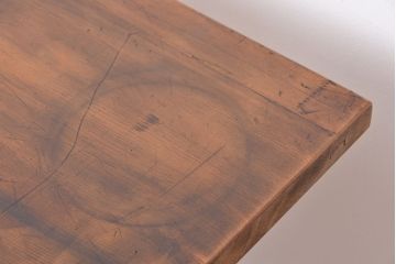 アンティーク家具　アンティーク　特大!重厚!　大きな正方形ダイニングテーブル(2)(机、作業台)