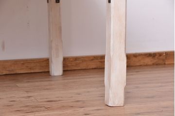 アンティーク家具　アンティーク　特大!重厚!　大きな正方形ダイニングテーブル(2)(机、作業台)