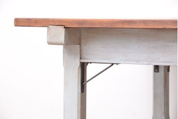 アンティーク家具　アンティーク　特大!重厚!　大きな正方形ダイニングテーブル(机、作業台)
