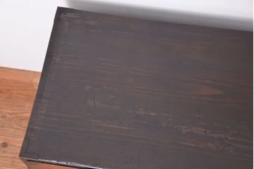アンティーク家具　古民具・骨董　前面欅材!会津地方の帳場小箪笥(帳場箪笥)
