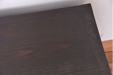 アンティーク家具　古民具・骨董　前面欅材!会津地方の帳場小箪笥(帳場箪笥)