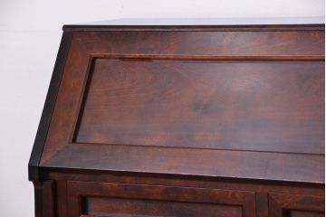 中古 北海道民芸家具 ライティングビューロー 定価約26万円　