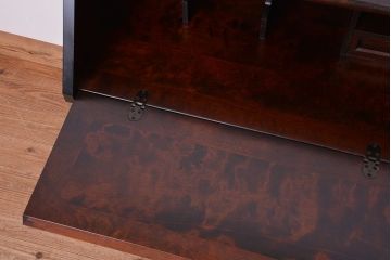 中古 北海道民芸家具 ライティングビューロー 定価約26万円　