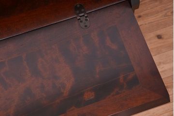 中古 北海道民芸家具 ライティングビューロー 定価約26万円　