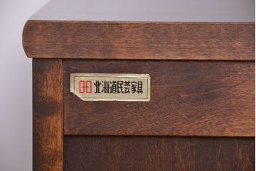 中古　北海道民芸家具　鏡台(ドレッサー)